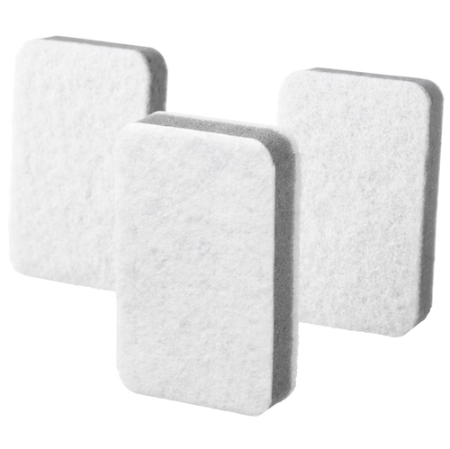 СВАМПИГ SVAMPIG Набор губок кухонных 3 шт., серый