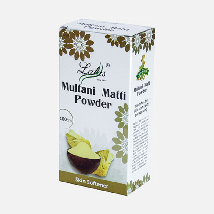 Маска-убтан для лица Lalas Multani Matti Лалас Мультани Матти Отшелушивает, очищает, смягчает кожу 100 гр.