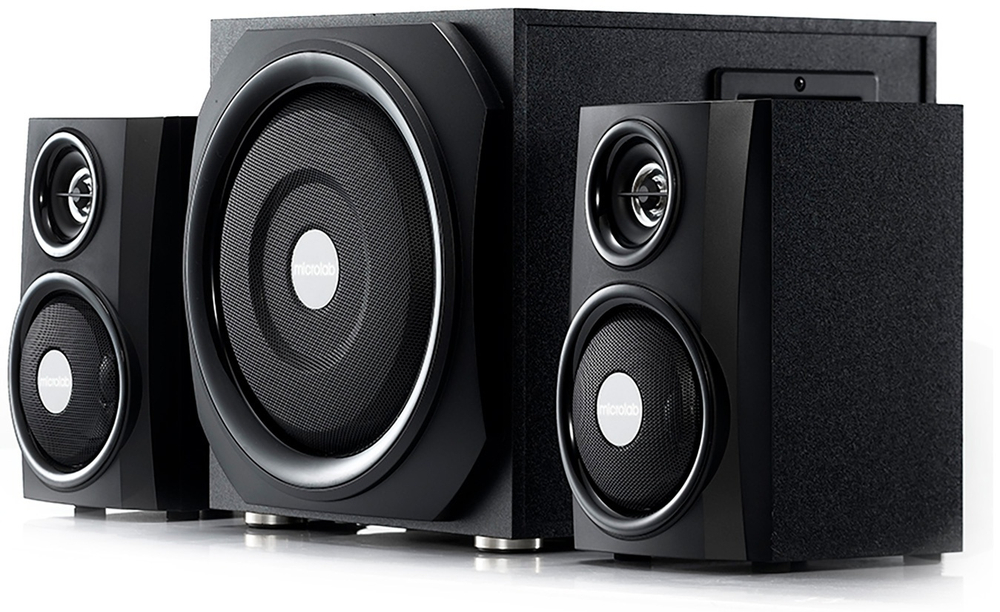 СТАЦИОНАРНЫЕ ЗВУКОВЫЕ КОЛОНКИ MICROLAB TMN-9U (2.1, 40 Вт, 35Гц-20кГц, 8 Ом, RCA)