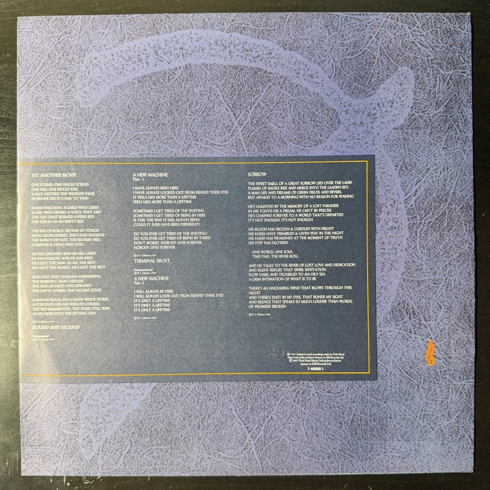 Виниловая пластинка Pink Floyd - A Momentary Lapse Of Reason LP