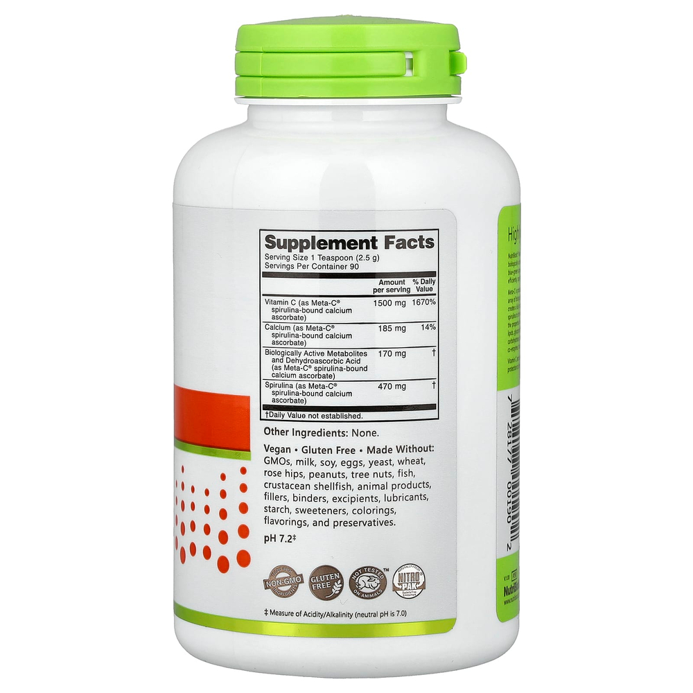 NutriBiotic, Immunity, Meta-C® в порошке, 227 г (8 унций)