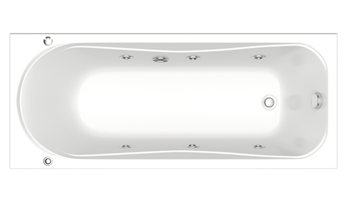Гидромассажная ванна Bas Атланта 170х70