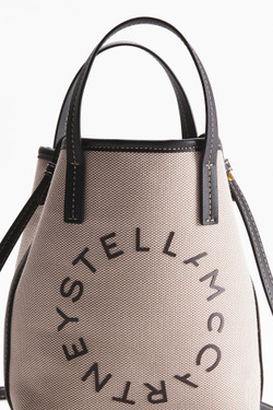 H&M - Stella McCartney Маленькая холщовая сумка-шоппер, бежевый