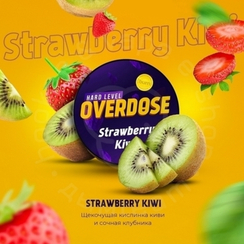 Табак для кальяна Overdose Strawberry Kiwi (Клубника-киви), 25 гр.