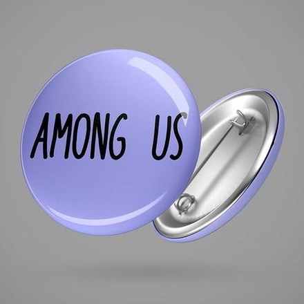 Значок "AMONG US"