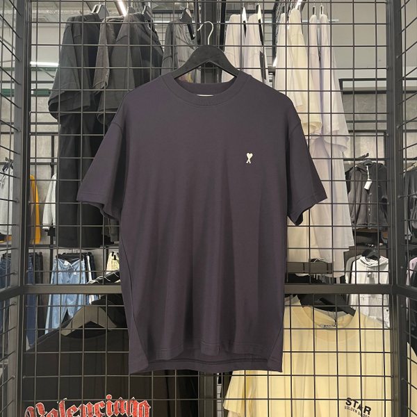 Футболка Ami small logo navy