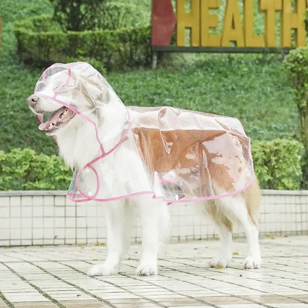 Дождевик для крупных пород собак «KOMFORT», прозрачный, р XL