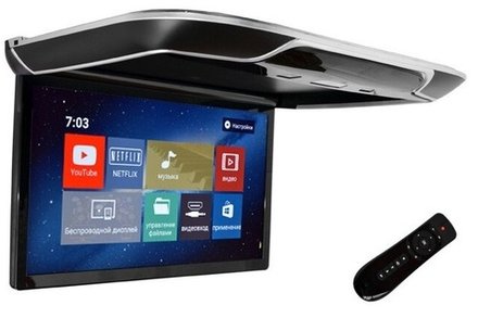 Монитор потолочный - ERGO ER22AND с экраном 22” (1920х1080 FullHD, Android,Смарт ТВ, 3+32Gb) черн