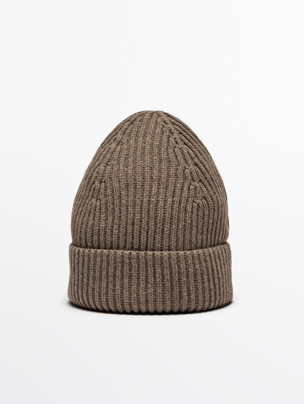 Massimo Dutti Шапка из смесовой шерсти, норка