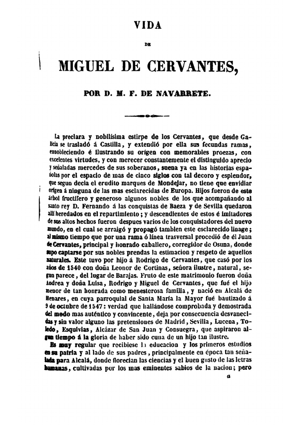 El ingenioso Hidalgo Don Quijote de la Mancha. Con la vida de Cervantes | Saavedra Miguel Cervantes