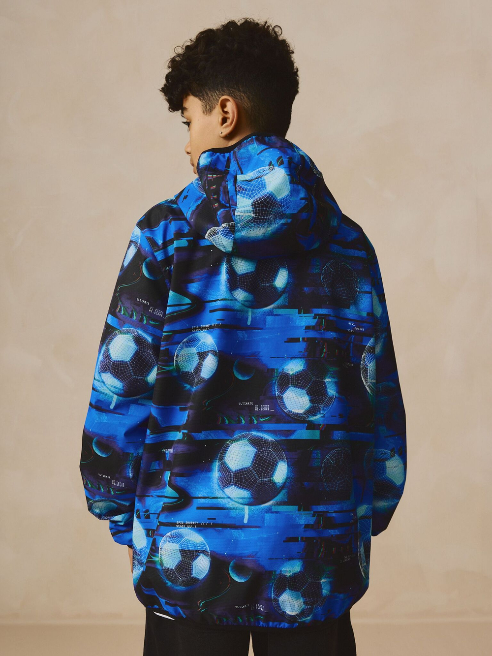 Куртка непромокаемая с капюшоном для мальчика Next E82-310, Синий