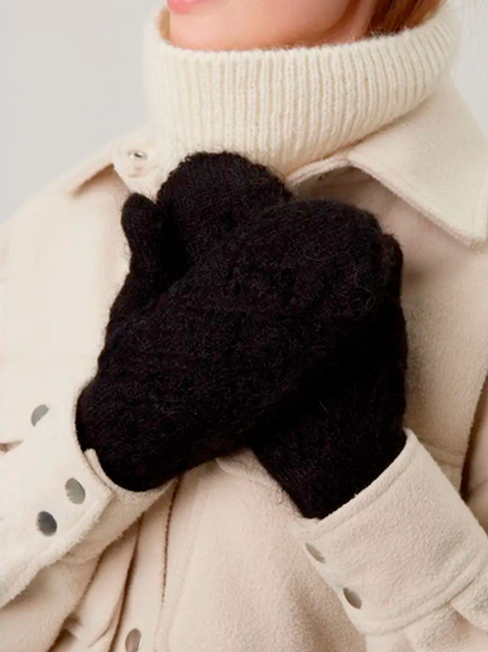 Варежки В036-07 черный