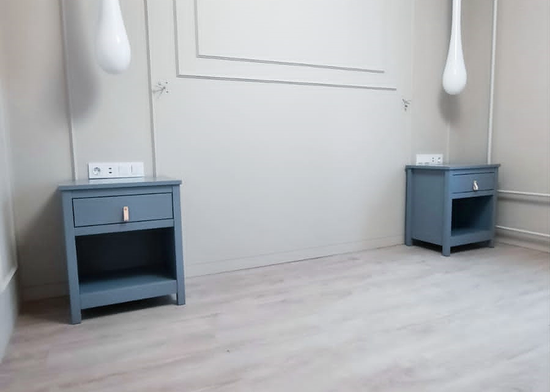 Тумба прикроватная Wood (серый)