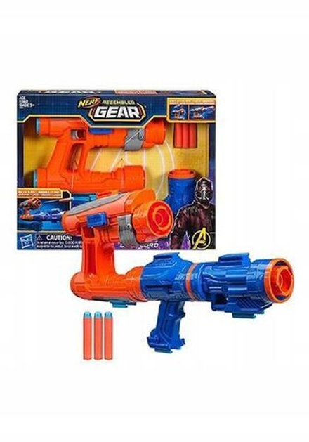 Игрушечное оружие HASBRO Nerf Avengers Assembler Gear Marvel - Бластер Нерф Мстители звездный лорд- Нерф E0604