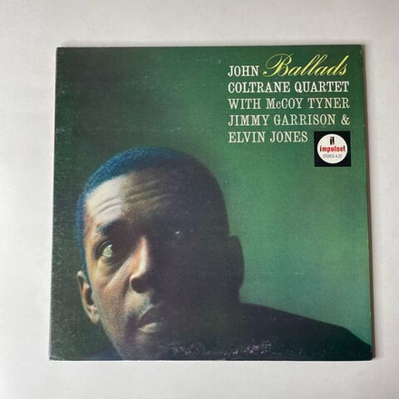 Винтажная виниловая пластинка LP John Coltrane Quartet Ballads (Япония 1980) (Без Оби)