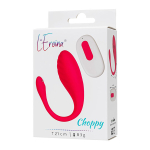 Ярко-розовое виброяйцо с пультом ДУ 10см ToyFa L'eroina 561029