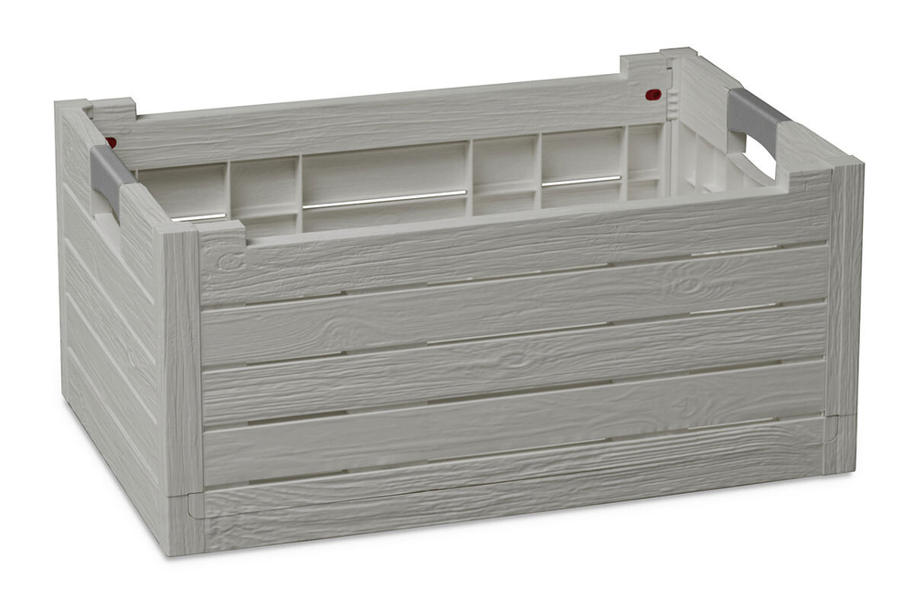 Ящик пластиковый складной Toomax Florida 50л, светло-серый