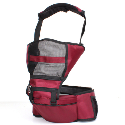 Хипсит со съемной спинкой для новорожденных с накладными карманами