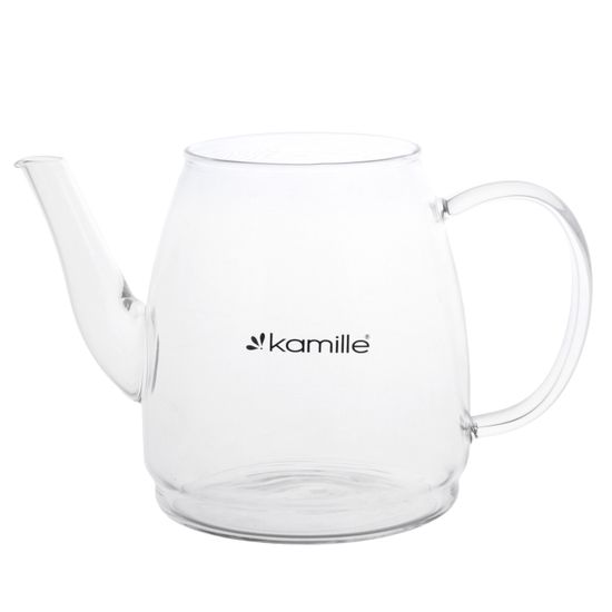 Заварочный чайник 900 мл. Kamille KM-1604 (стекло, нержавеющая сталь)