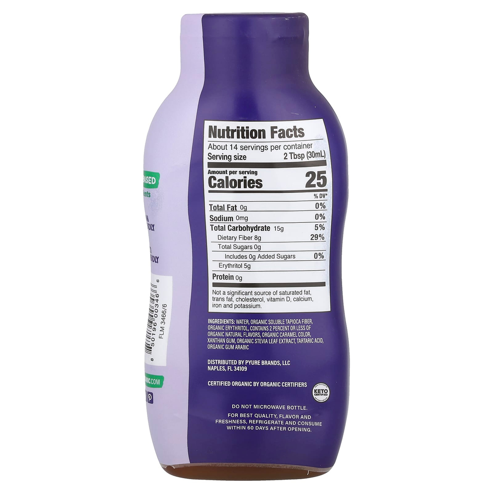 Pyure, органический сироп со вкусом кленового сиропа, без сахара, 414 мл (14 жидк. унций)