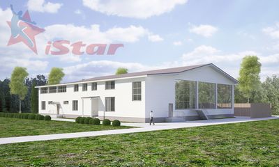 Гимнастическая арена с батутной комнатой - 862м2