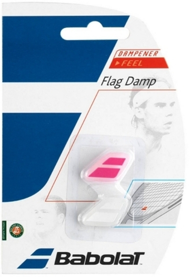 Виброгаситель Babolat Flag Damp - white/pink