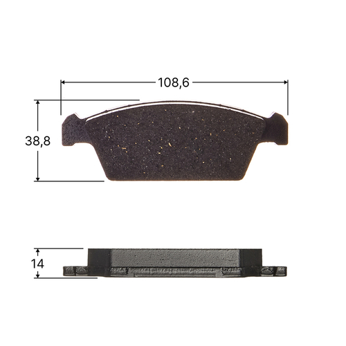 Колодки тормозные дисковые Avantech передние AV182