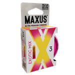 Презервативы MAXUS Exotic Mix, ароматизированные, 3 шт