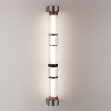 Бра 22W 4000K 5456/18WL сатин.никель/терракот/черный COLLIER Odeon Light Exclusive