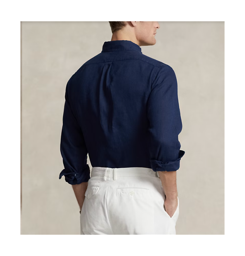 Легкая льняная рубашка Polo Ralph Lauren