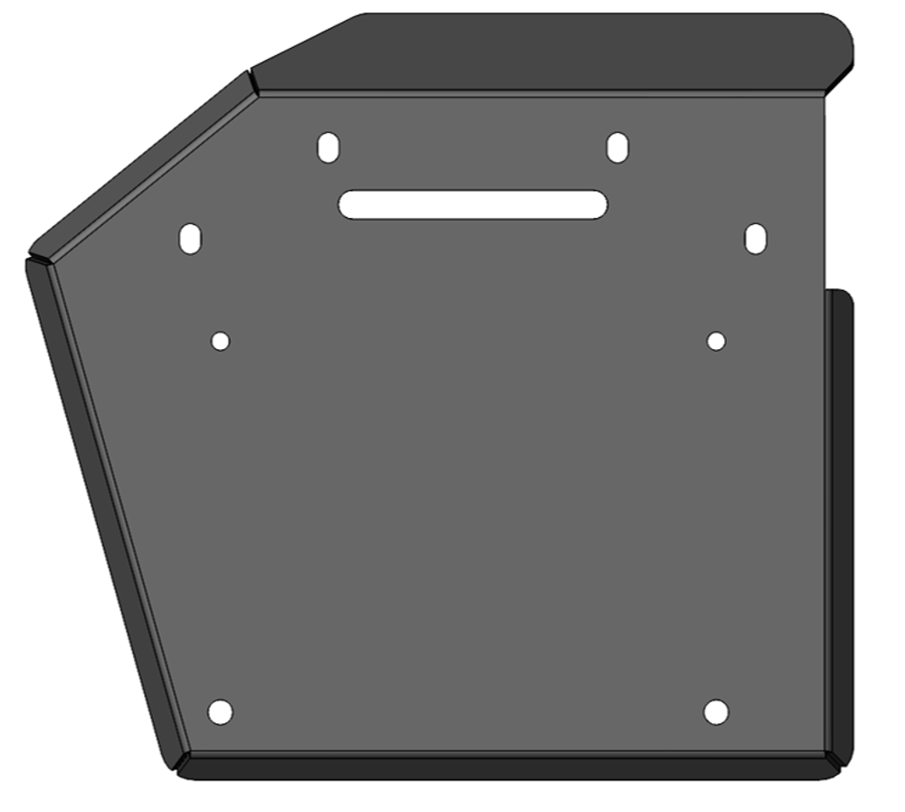 Пластина крепления колес оси Y правая Master v2