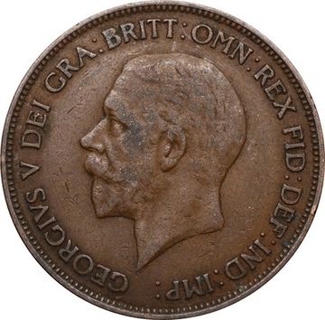 1 пенни 1928-1936 Великобритания