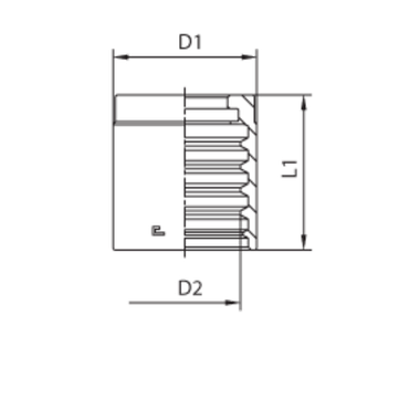 Муфта DN 20 1SN/2SN/2SC NEW CAST