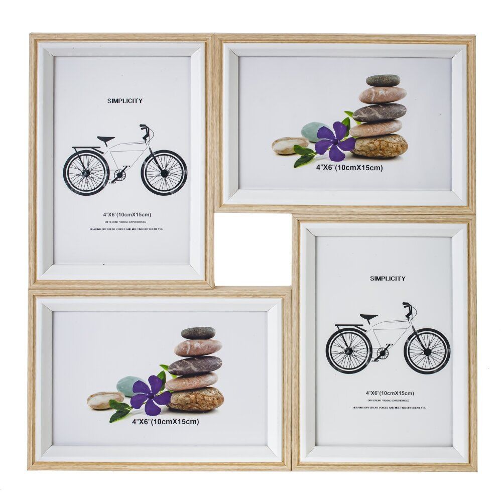 GAEM Фоторамка-панно для 4-х фото, L29 W2 H29 см