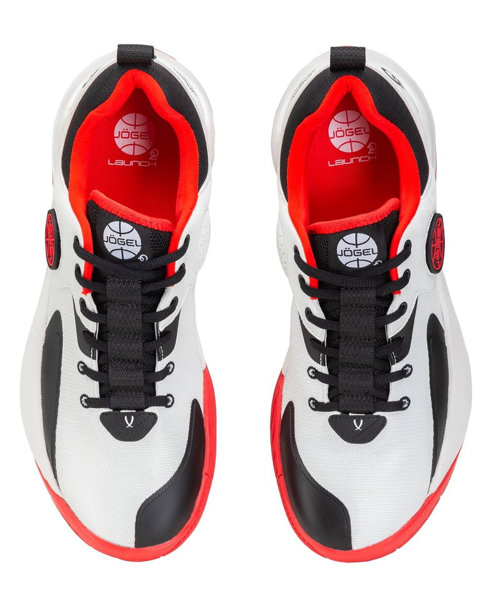 Кроссовки баскетбольные Launch LOW, White/black/red