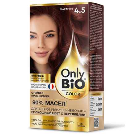 Крем краска Only Bio Color Махагон 4.5 115 мл