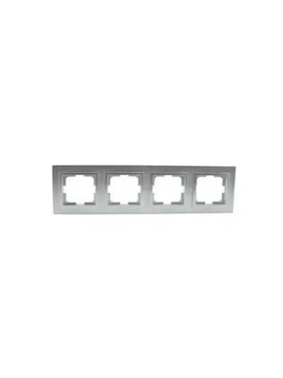 Рамка 4-я MONO ELECTRIC Despina серебро 102-210000-163