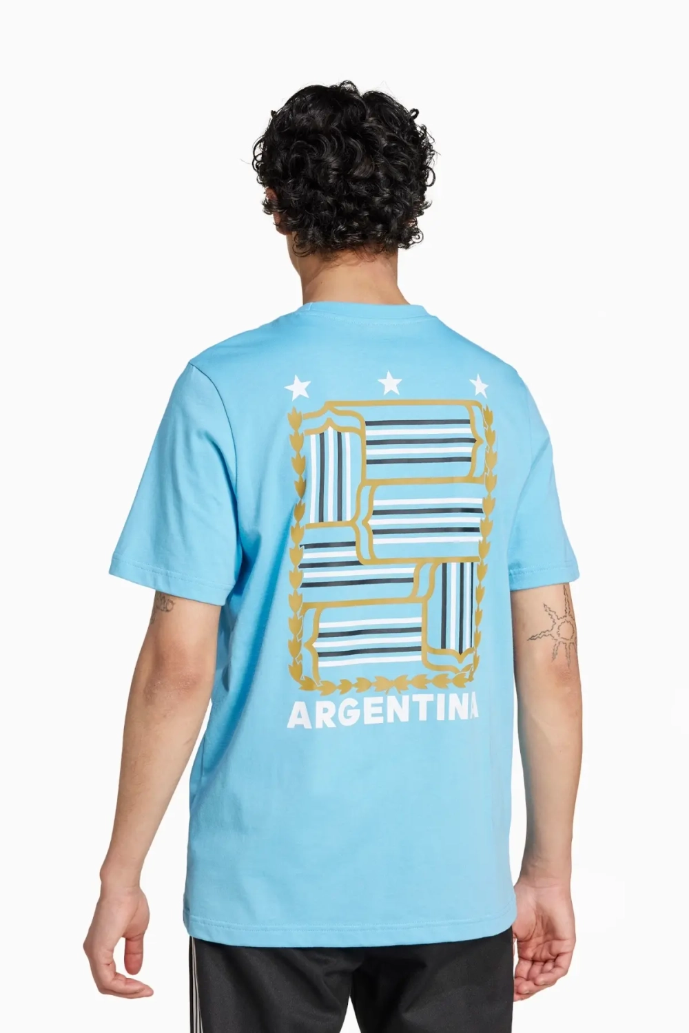 Футболка adidas Argentina 2024 Fan Graphic - голубой