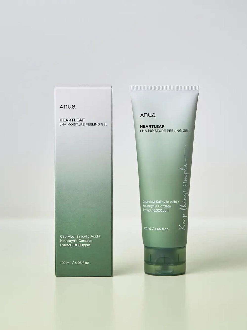 Anua Отшелушивающий пилинг-гель с LHA-кислотой Heartleaf LHA Moisture Peeling Gel 120 мл