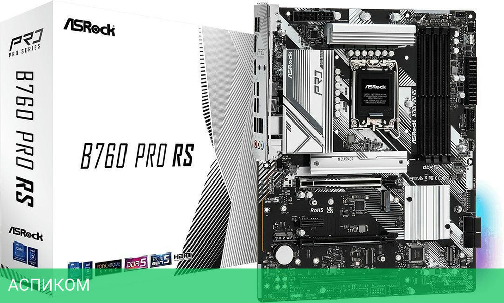 Материнская плата ASRock B760 Pro RS DDR5