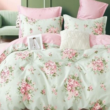 Комплект постельного белья "О. EVA", сатин, 100% хлопок. Пододеяльник и наволочки на молнии!!!