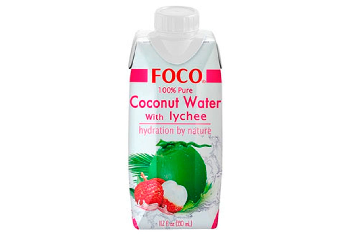 Кокосовая вода с соком личи "Foco", 330мл