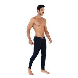 Мужские кальсоны черные Clever COSMOS LONG PANT 042211