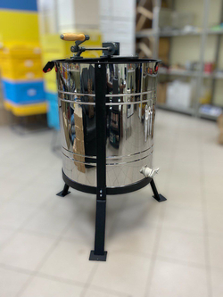 Медогонка 3 рамочная, кассеты поворотные (нержавейка) Беларусь