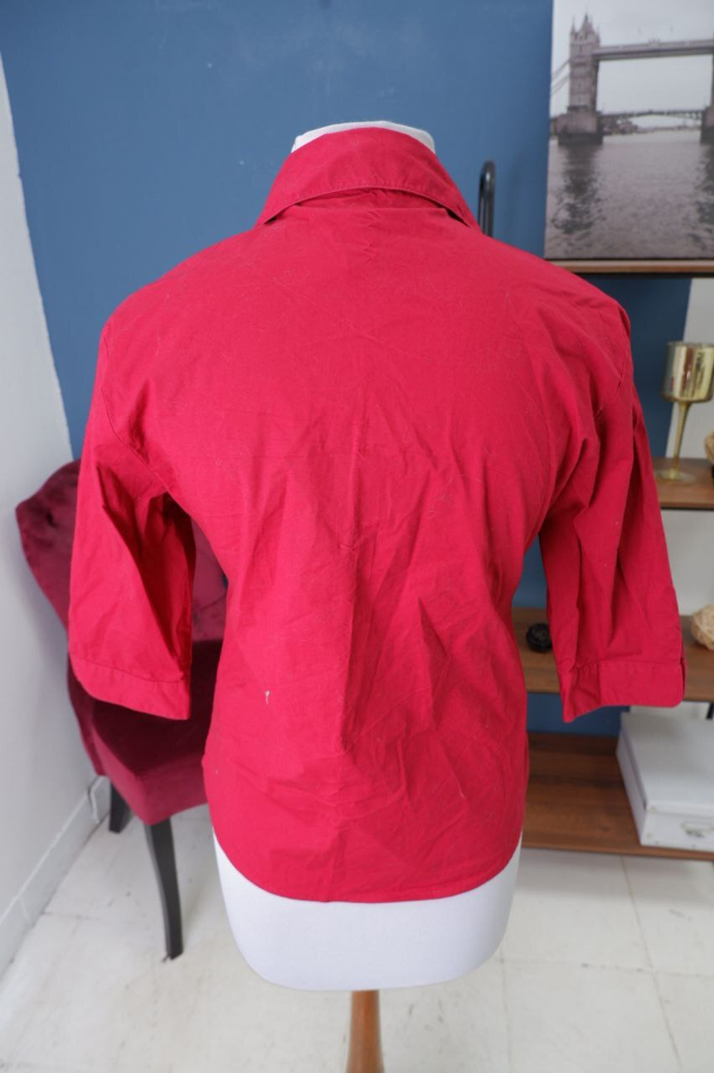 Рубашка Street One красная 42 размер