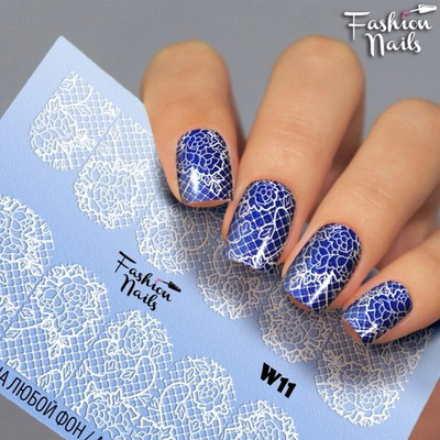 Слайдер-дизайн Fashion Nails Серия W № 11