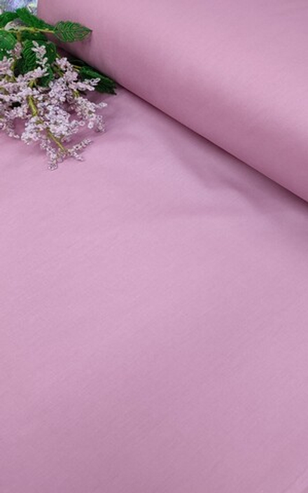 Ткань ранфорс (поплин люкс) однотонный "Бордо"