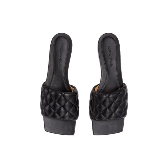 Bottega Veneta Checkered Slip-On Sandal 'Black'