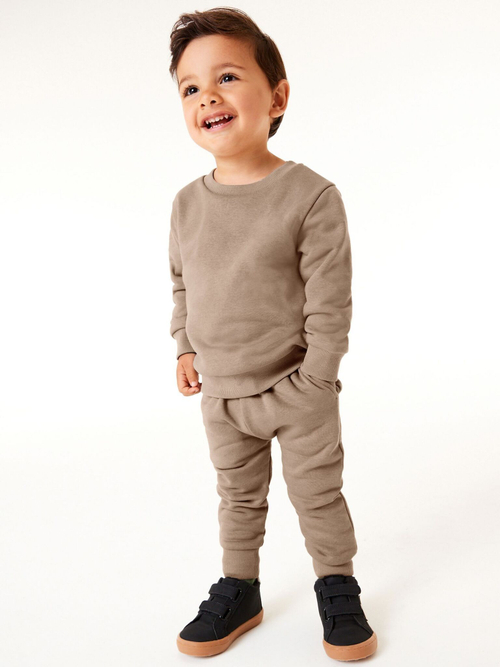 Толстовка и джоггеры в комплекте для мальчика Next N35-041, Песочный