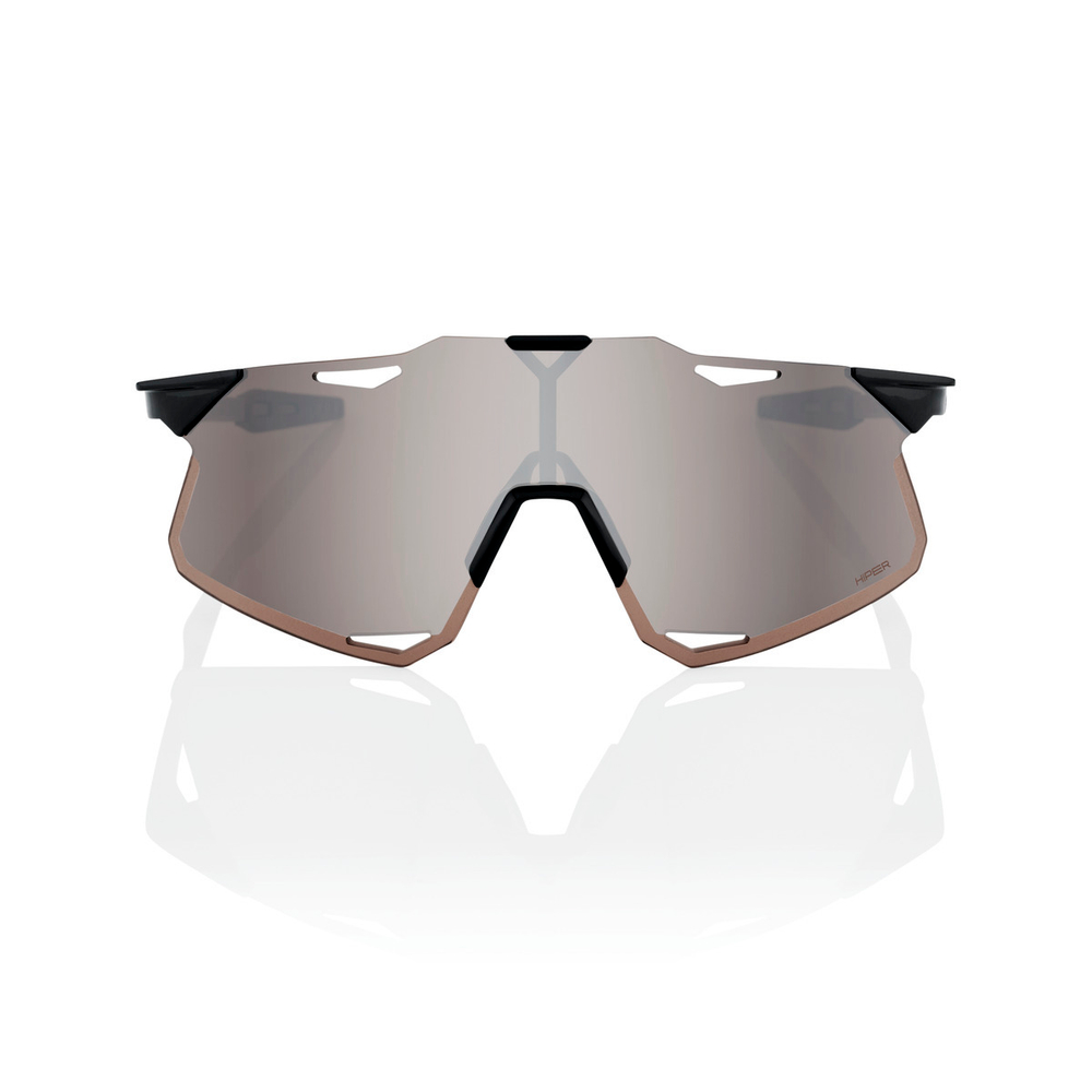 Спортивные очки 100% Hypercraft / Gloss Black / HiPER Silver Mirror Lens